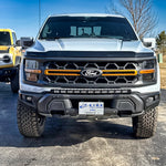 F150 Tremor Modular Bumper 40in Light Bar - PRO on 2024-2026 Ford F-150 Tremor with Modular Bumper, curved LED light bar fits bumper/grille curvature