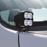 RAM RHO Ditch Lights - PRO 2025+ RAM RHO Ditch Lights on white vehicle with dual white LEDs