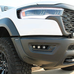 RAM RHO FOG Light Kit 2025+ - RAM RHO FOG fog lights replaces factory lights with powder-coated black bracket, bolt-on installation for 2025-2026 RAM 1500 RHO model