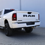RAM 2500 Reverse Light Kit installed on white RAM 2500 truck showing bright rear LED reverse pods illuminated