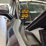up close view of ditch light on the rivian by mandr automotive
