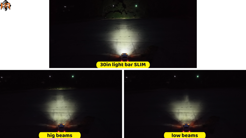 2024+ Ford Ranger 30in Light Bar SLIM light output 2