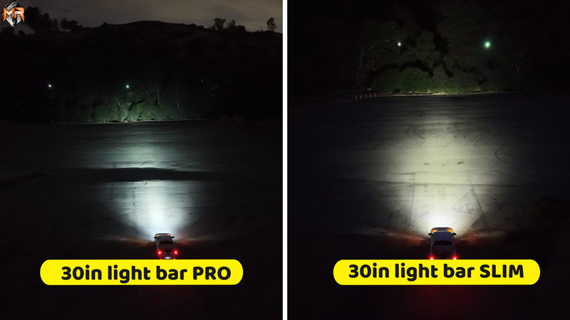 2024+ Ford Ranger 30in Light Bar PRO light output 1