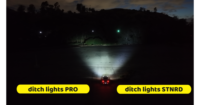 2024+ Ford Ranger Ditch Lights PRO light output 1