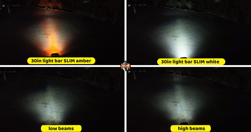 2024+ Ford Ranger 30in Light Bar SLIM light output 8