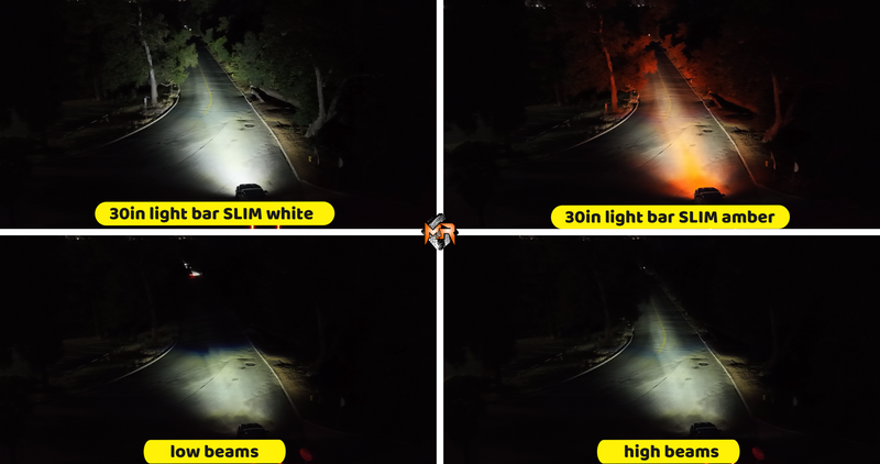 2024+ Ford Ranger 30in Light Bar SLIM light output 7
