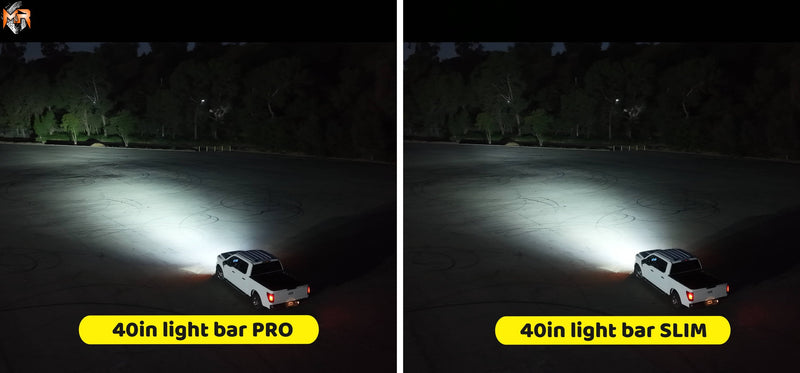 2024+ Ford F150 40in Light Bar SLIM light output 2