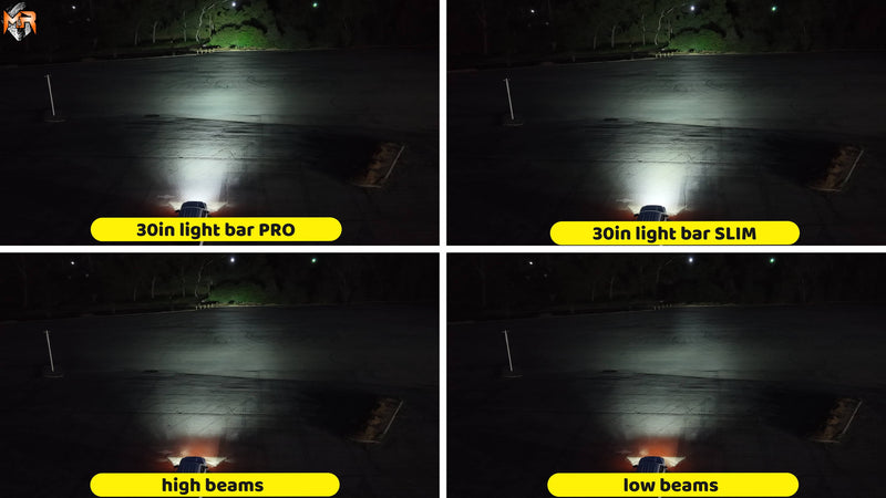 2021+ Ford Bronco Modular Bumper 30in Light Bar - PRO light output 3