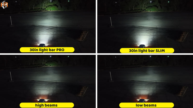 2024+ Ford F150 30in Light Bar PRO light output 3