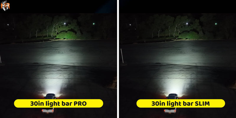 2021+ Ford Bronco Modular Bumper 30in Light Bar - PRO light output 2