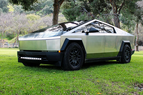 tesla cybertruck led light bar white for off roading mandronline