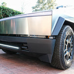 tesla cybertruck led light bar white and light pods mandronline