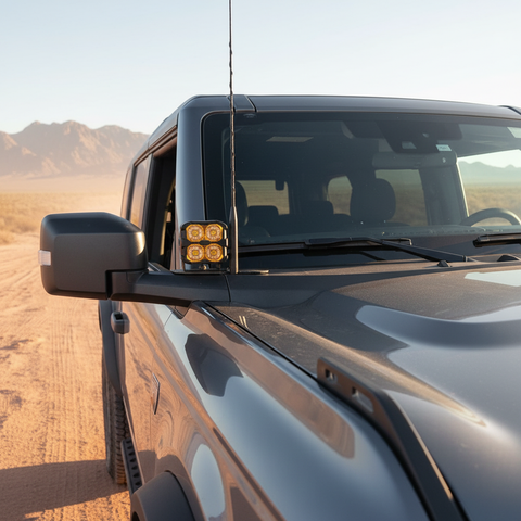 2021+ Ford Bronco Hood Mount/Ditch Lights/Pillars - PRO