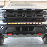 F150 Raptor Modular Bumper 40in Light Bar — 2024 Ford Raptor Gen 3 Refresh with Modular Bumper, curved LED light bar, slim factory-curvature fit