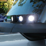 ford bronco driver side white ditch lights 3 light pods