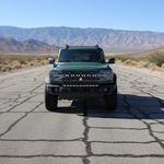 2021+ Ford Bronco Capable Bumper 40in PRO LED light bar, off-road install view