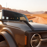 Ford Bronco Ditch Lights - PRO: Dual color main white LED with amber DRL backglow on 2021-2026 Ford Bronco, rugged off-road lighting for ditch light upgrades