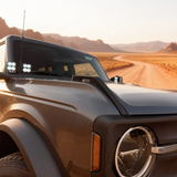 Ford Bronco Ditch Lights - PRO: Dual color main white LED with amber DRL backglow on 2021-2026 Ford Bronco, rugged off-road lighting for ditch light upgrades