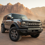 Ford Bronco Standard Bumper lightbar product image for 2021-2026 models - curved LED bar fits standard bumper, slim built-in look