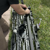 install of led light bar 40in behind the grille on the ford expedition
