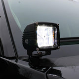 white led light hood mount kit for the ford expedition, ditch lights