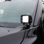 white led light hood mount kit for the ford expedition, ditch lights
