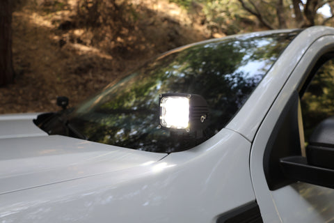 Ford Maverick Ditch Lights 2025+ bright white LED ditch light mounted on driver side cowl for XL XLT Lariat