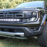 2024 ford ranger raptor front of grille LED light bar white for off roading