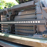 grille off 2024 ford ranger raptor with 40in led light bar behind