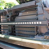 grille off 2024 ford ranger raptor with 40in led light bar behind