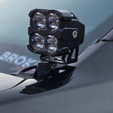 Ranger Raptor ditch lights - Dual Color white with amber DRL glow on 2024+ Ford Ranger Raptor with four-LED pod light
