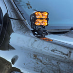 Ranger Raptor ditch lights for 2024+ Ford Ranger Raptor with dual color white and amber DRL glow
