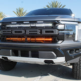2024+ Ford Raptor grille lightbars Gen 3 Refresh Dual 40s - Slim