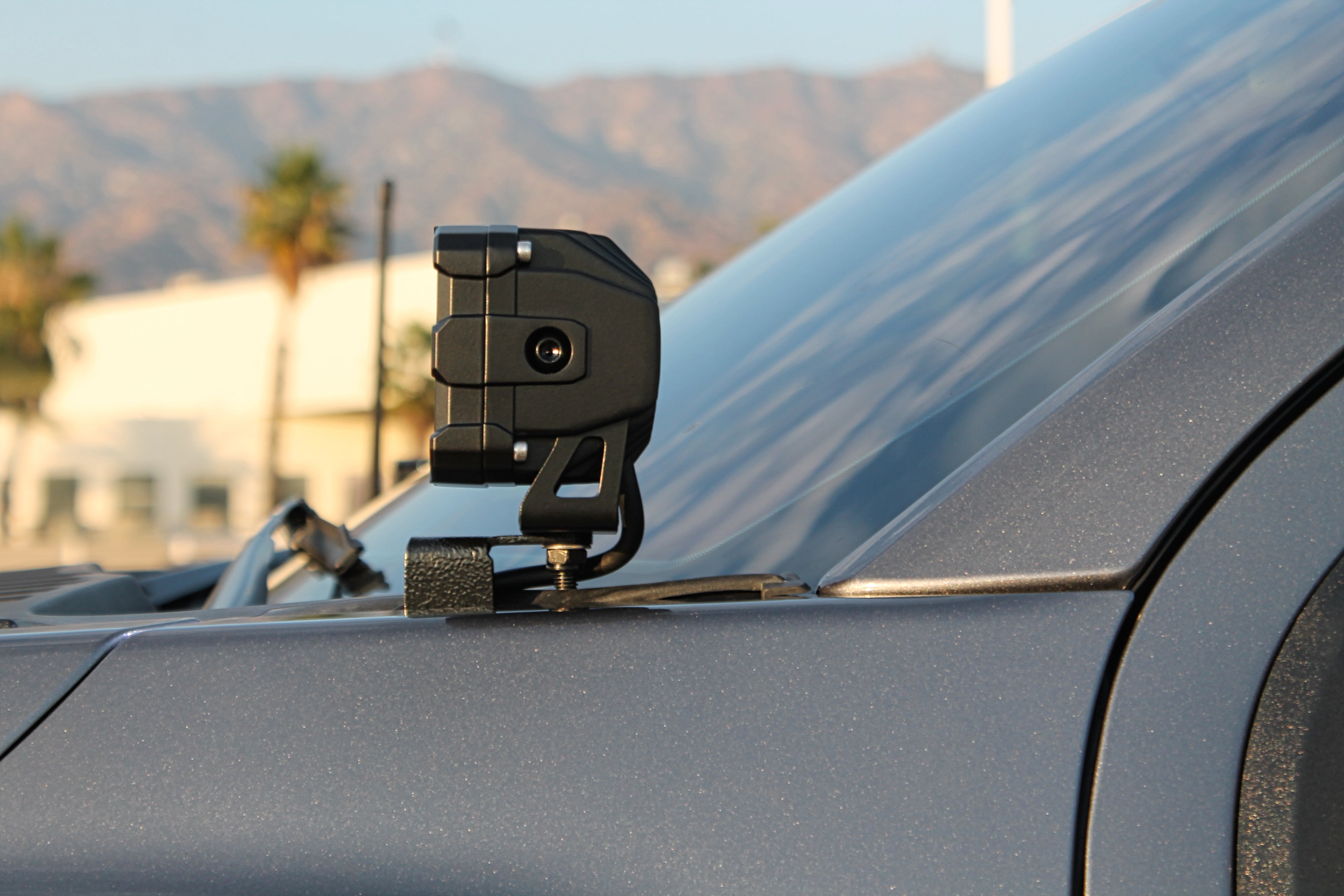 Ford F150 ditch lights shown on a 2024+ F150 with adjustable pods for improved visibility