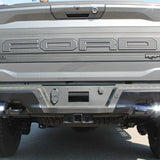 Ford Raptor Gen 3 reverse kit for 2024+ refresh rear view with dual exhausts and bumper upgrade
