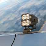 Ford F150 ditch lights PRO, adjustable LED pod light on 2024+ Ford F150 for optimal beam pattern and visibility