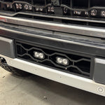 2024+ Ford Raptor Gen 3 Refresh Guard Plate front view with LED fog lights