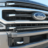 Ford Super Duty light bar installed on 2020-2022 F-Series trucks (F250/F350/F450) slim curved bumper mounting