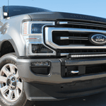 Ford Super Duty ditch lights on rugged 2020-2022 Ford Super Duty F250 F350 F450 pickup truck