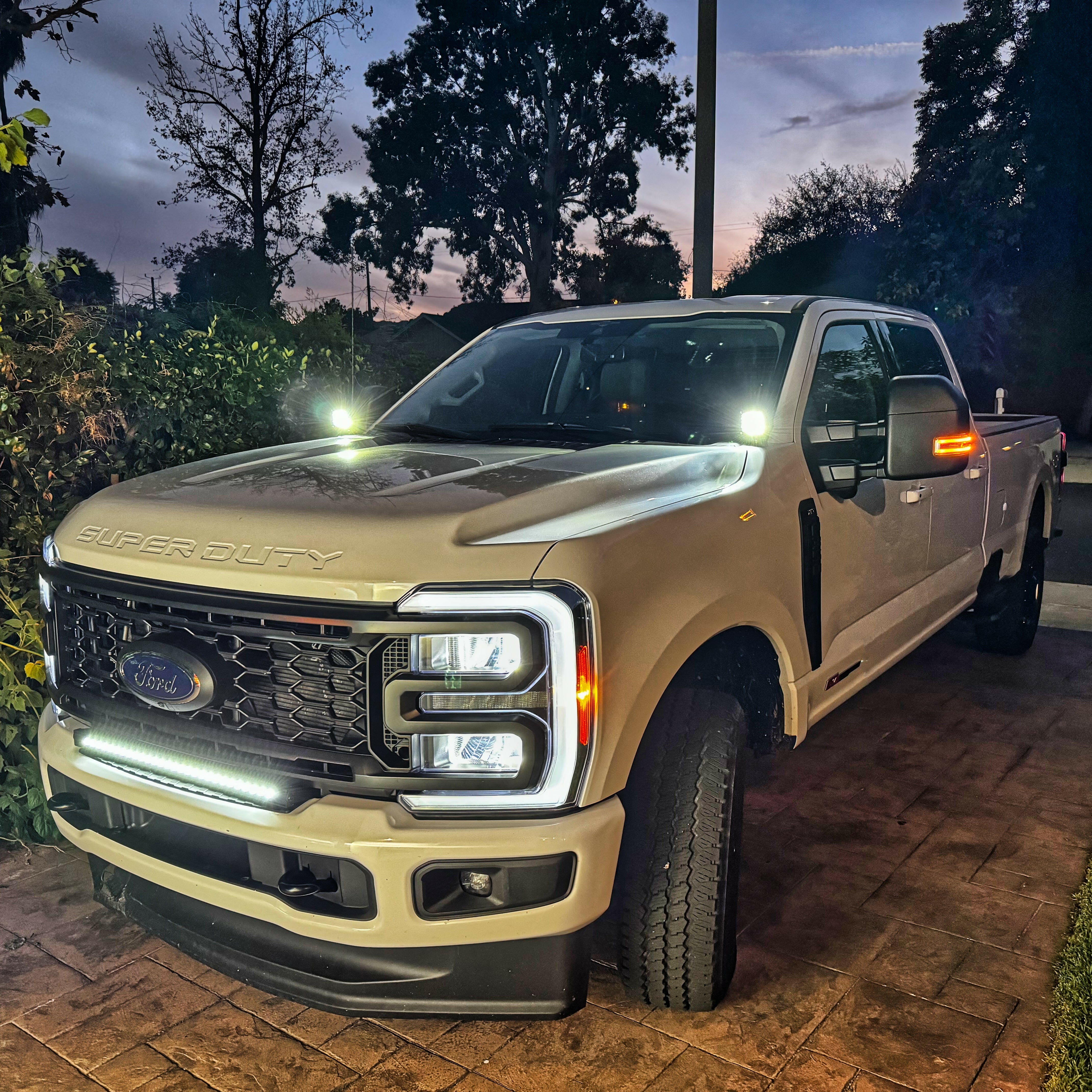 2023 2024 Ford F250/350/450 Superduty Hood Mount Kit by M&R Automotive