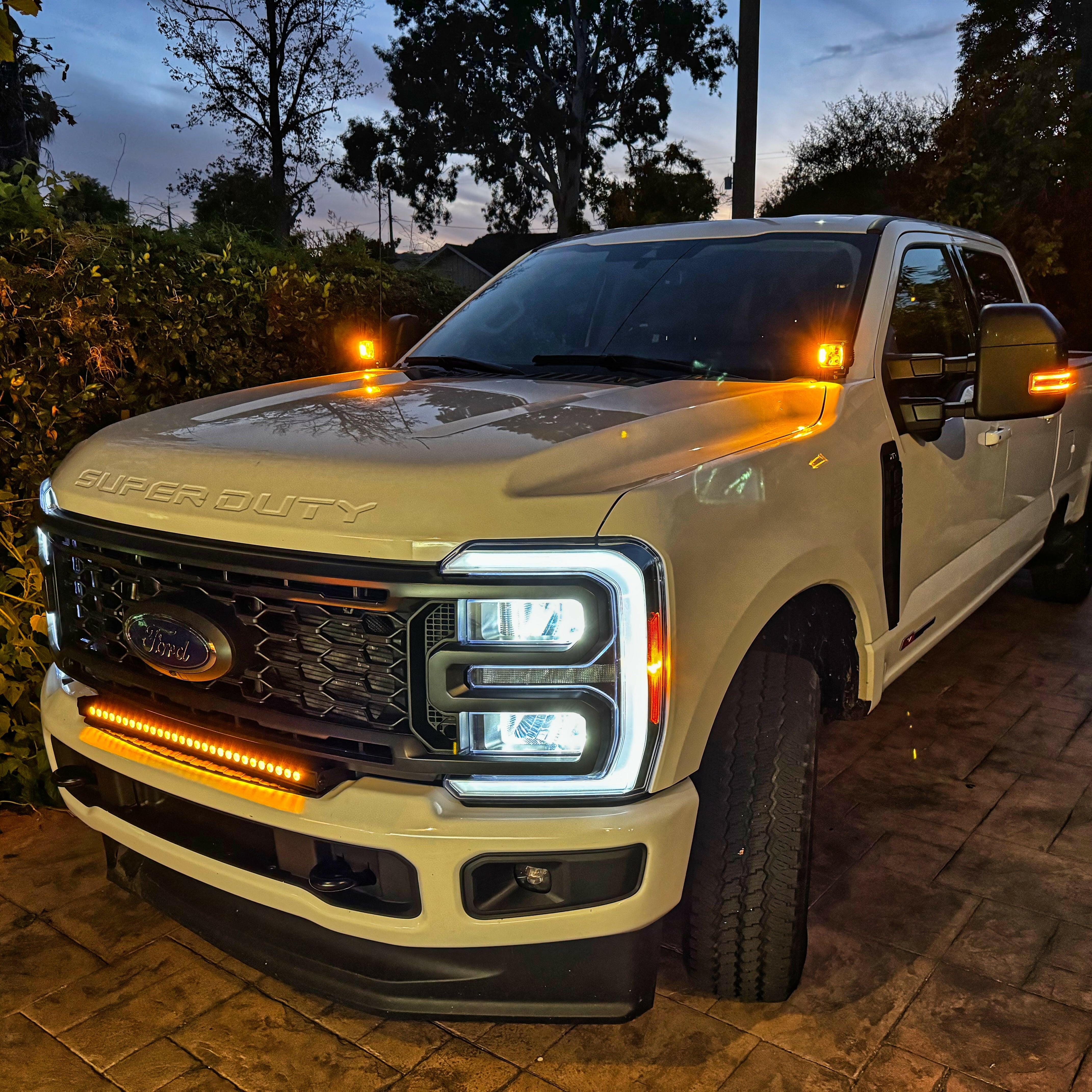 2023 2024 Ford F250/350/450 Superduty Hood Mount Kit by M&R Automotive