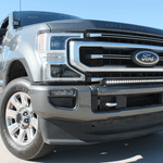 Ford Super Duty light bar—Slim curved 40in auxiliary lighting fits 2020-2022 F250/F350/F450 on bumper