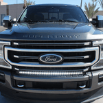 Ford Super Duty ditch lights on a 2020-2022 F250 F350 F450 pickup truck