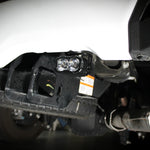 LED light pod installed on white 2024 ford superduty