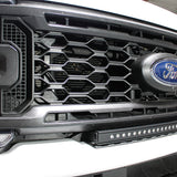 white 2023 2024 Ford F250/350/450 Superduty Single 30in Light Bar curved