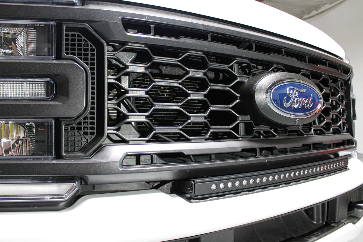 Ford F250 lightbar slim 30in Curved LED Bar – M&R Automotive