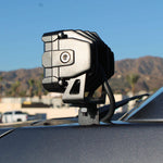 Ford Super Duty ditch lights on the roof of a 2020-2022 F-Series truck, dual LED pods
