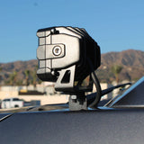 Ford Super Duty ditch lights on the roof of a 2020-2022 F-Series truck, dual LED pods