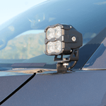 Ford Super Duty ditch lights mounted on hood of a 2020-2022 F-250/F-350/F-450 truck
