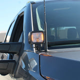 Ford Super Duty ditch lights featured on 2020-2022 F250/F350/F450 line-up showcasing aftermarket auxiliary lighting on a rugged truck